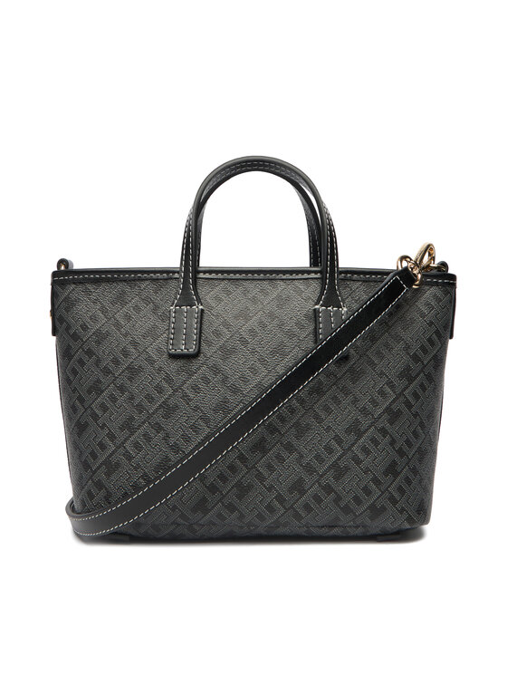 Tommy Hilfiger Tommy Hilfiger Handtasche Monoplay Le Nano Tote AW0AW17717 Schwarz