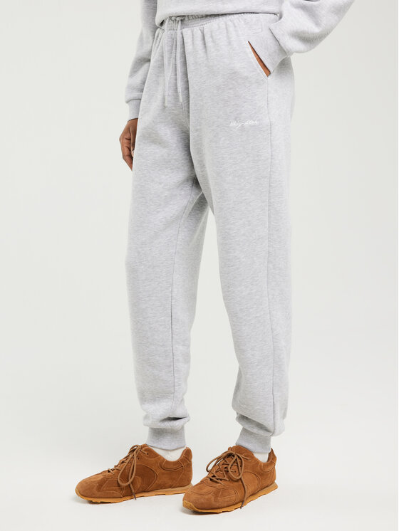 BIG STAR BIG STAR Spodnie dresowe FOXIE Szary Basic Fit