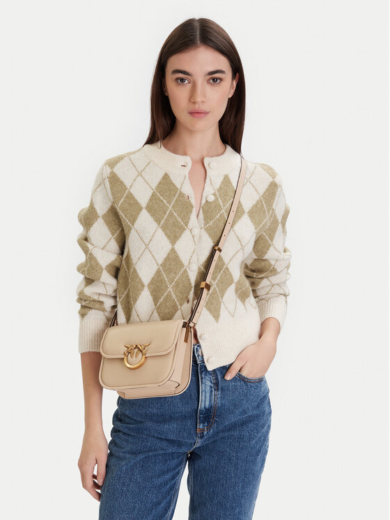 PINKO PINKO Soma Love Box Bag Fl Mini PE 25 PLTT 104297 A26L Bēšs