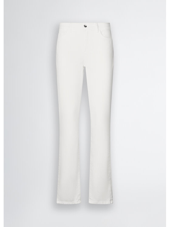 Liu Jo Liu Jo Pantaloni di tessuto UA5079T181610701 Bianco Slim Fit