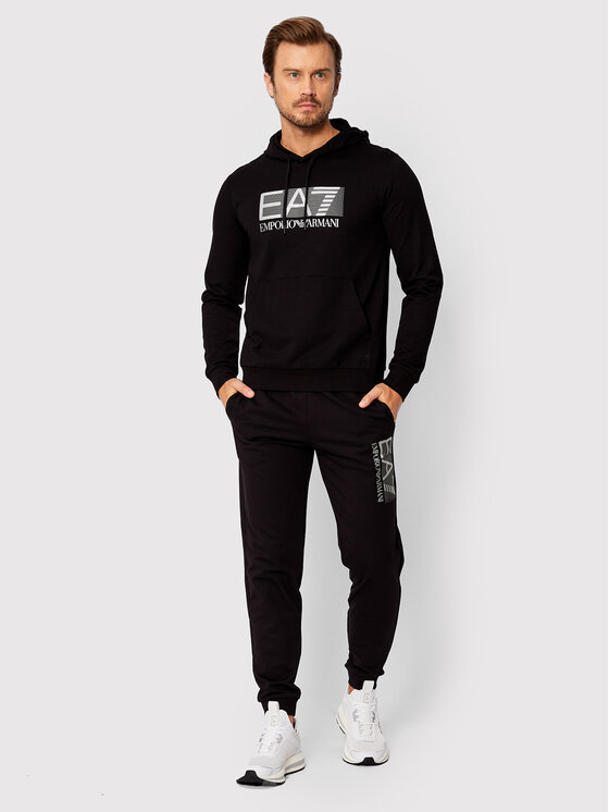 EA7 Emporio Armani EA7 Emporio Armani Bluza 6LPM62 PJ05Z 0200 Czarny Regular Fit