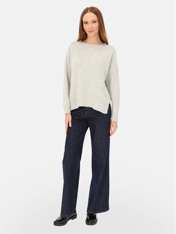 L’AF L’AF Sweter Klara Szary Regular Fit
