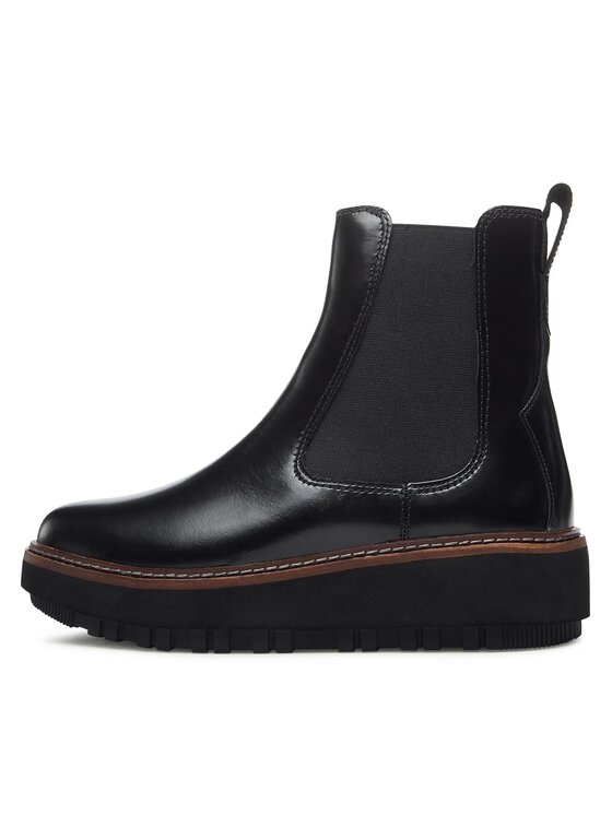 Clarks Clarks Kotníková obuv s elastickým prvkem Orianna W Up 261748214 Černá