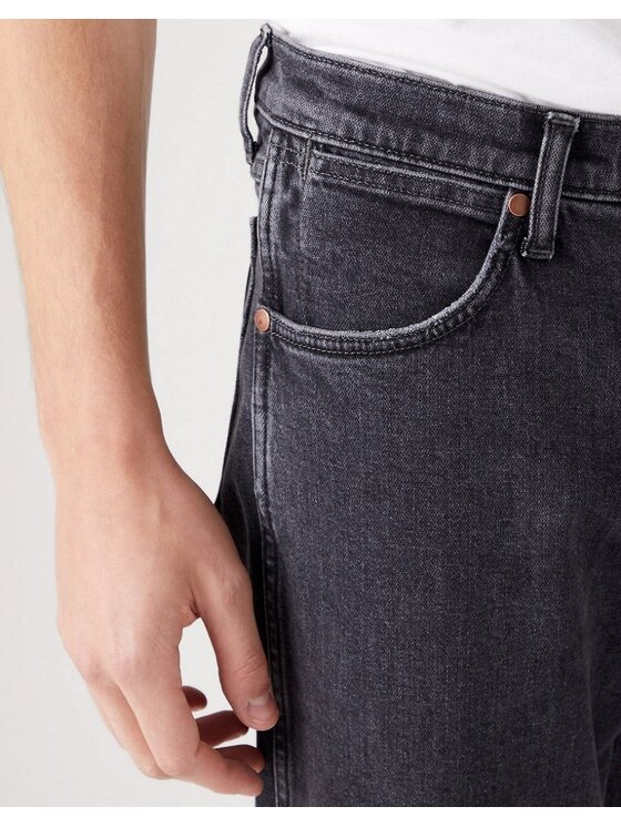 Wrangler Wrangler Jeansy TEXAS Czarny Straight Fit
