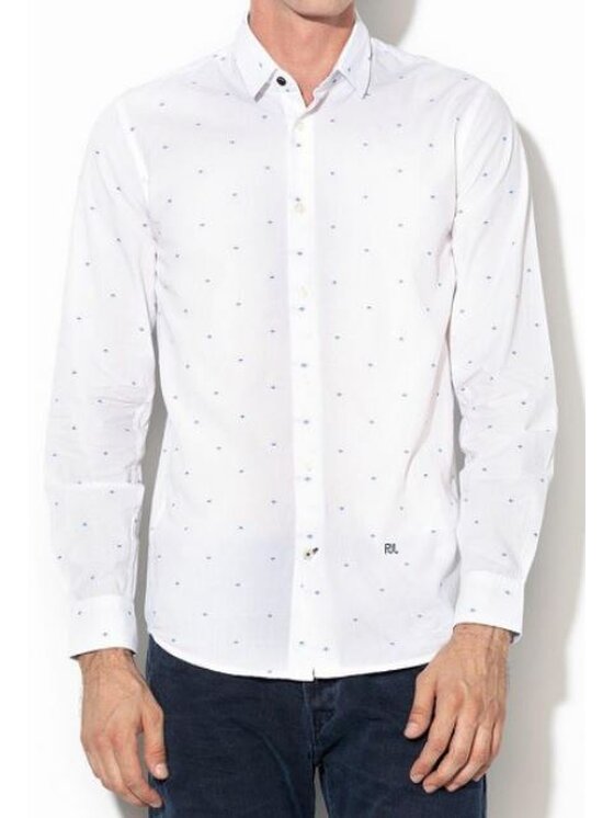 Pepe Jeans Pepe Jeans Koszula PM305900 0AA Biały Slim Fit