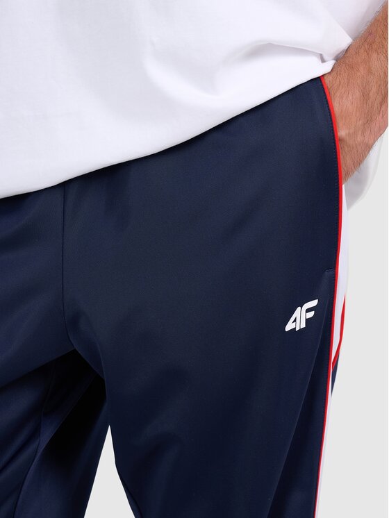 4F 4F Pantaloni da tuta 4FRAW25TTROM1611-31S Blu scuro Regular Fit