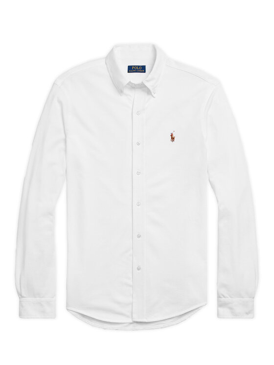 Polo Ralph Lauren Polo Ralph Lauren Cămașă 710932545002 Alb Custom Fit