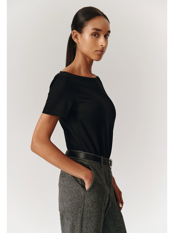 TATUUM TATUUM Bluzka MIKAJA Czarny Classic Fit