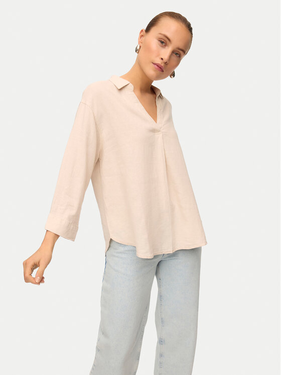 Vero Moda Vero Moda Majica Linn 10310759 Bež Loose Fit