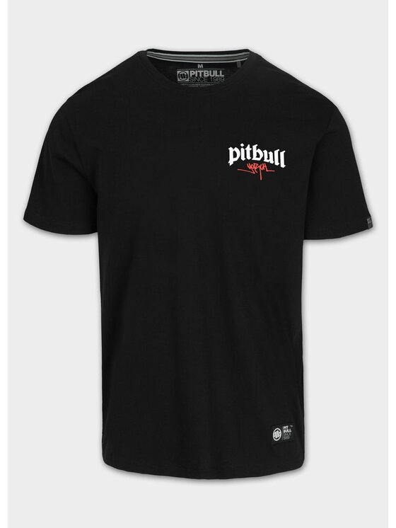 PITBULL PITBULL T-Shirt LA CAVALERA Czarny Regular Fit