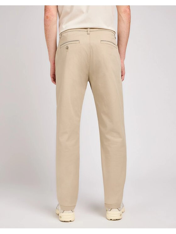Lee Lee Chinosy REGULAR CHINO 112342929 Beżowy Regular Fit