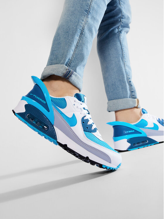 Nike Nike Снікерcи Air Max 90 Flyese CZ4270 100 Голубий