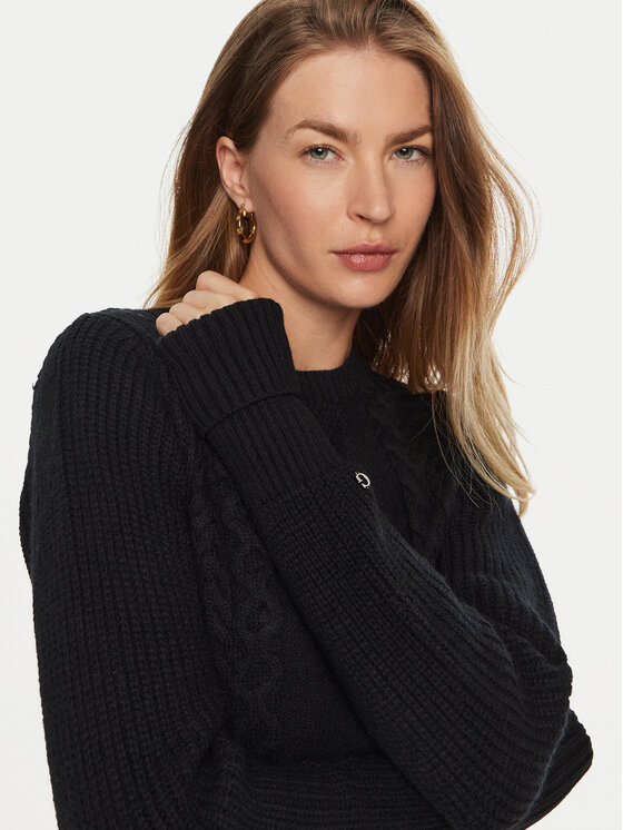 Guess Guess Трикотажна сукня Serena W4BK17 Z3HW0 Чорний Regular Fit