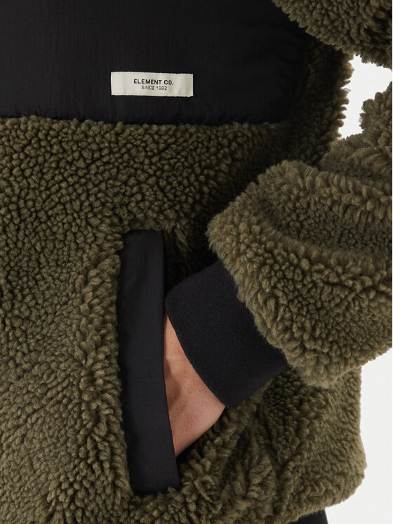 Element Element Polár kabát Oak Sherpa ELYJK00224 Khaki Regular Fit