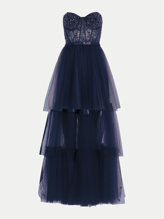 Hey Kyla Hey Kyla Abendkleid 5AI073HK Dunkelblau Regular Fit