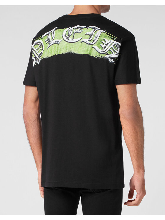 PHILIPP PLEIN PHILIPP PLEIN T-Shirt 1989 Czarny Regular Fit