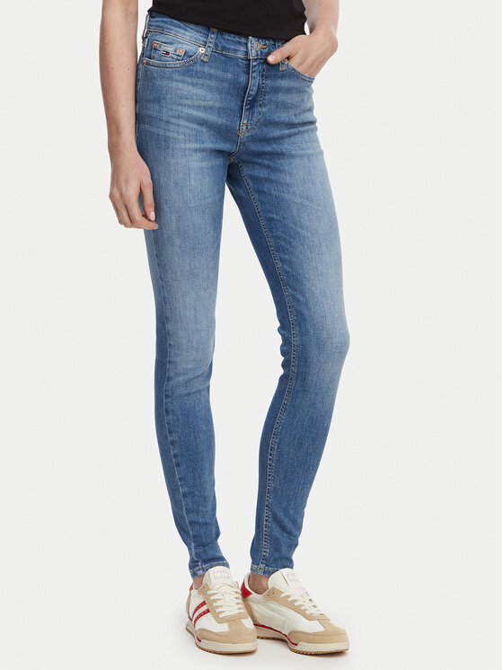 Tommy Jeans Tommy Jeans Дънки Nora Mr DW0DW23084 Син Skinny Fit