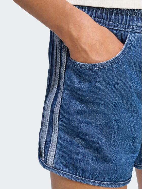 adidas adidas Szorty jeansowe 159752 Niebieski Loose Fit