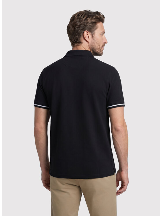 Pako Lorente Pako Lorente Polo P26WN-TX-007 Czarny Regular Fit