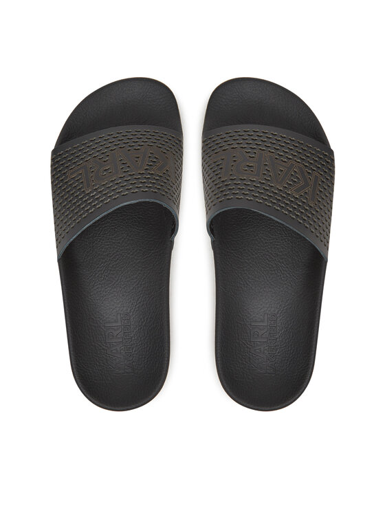 KARL LAGERFELD KARL LAGERFELD Şlapi KL80915 Negru