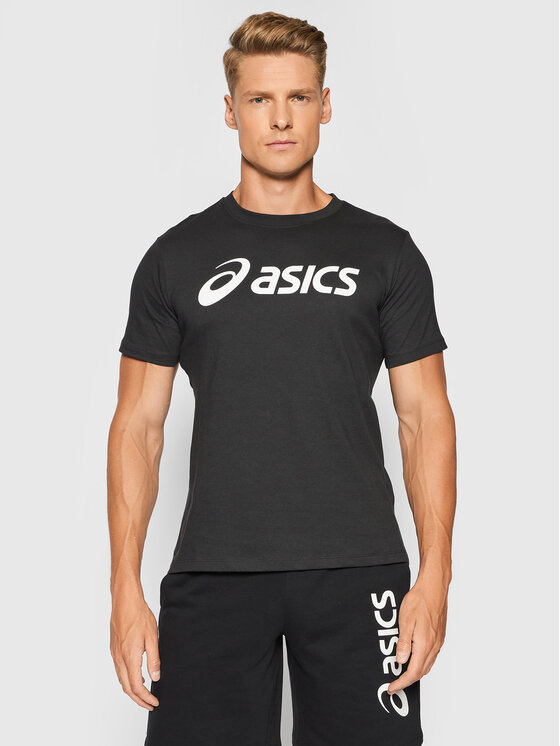 Asics T-krekls Big Logo 2031A978 Melns Regular Fit