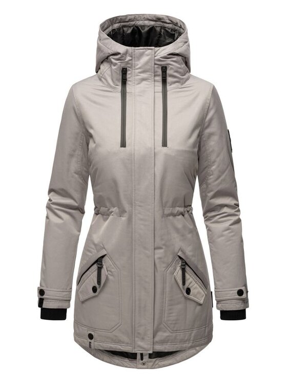 Navahoo Navahoo Kurtka przejściowa Avrille Szary Casual Fit