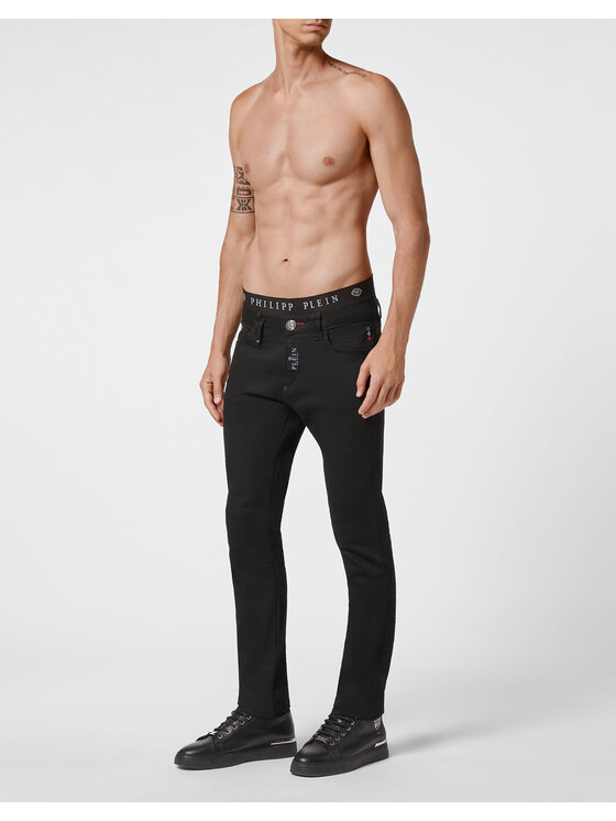 PHILIPP PLEIN PHILIPP PLEIN Jeansy 31789 Czarny Slim Fit