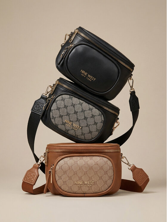 Nine West Nine West Τσάντα CEO-OLIVIA-O24294 Μαύρο