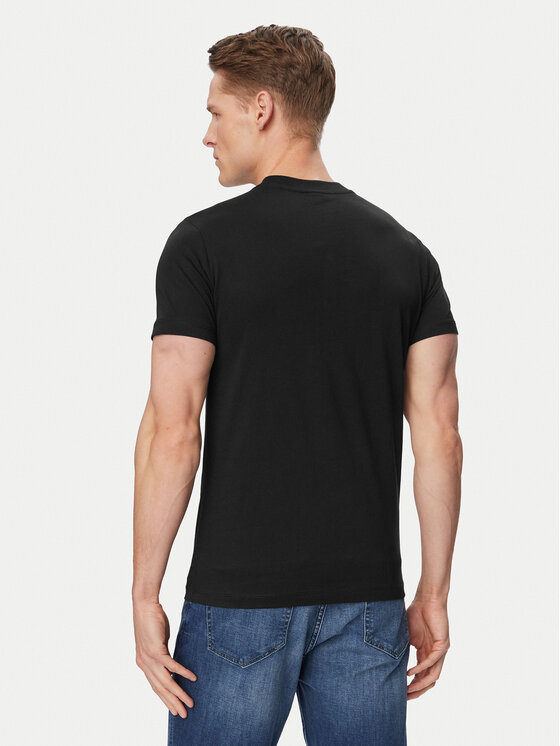 Karl Lagerfeld Jeans Karl Lagerfeld Jeans T-Shirt B2M17046 Czarny Slim Fit