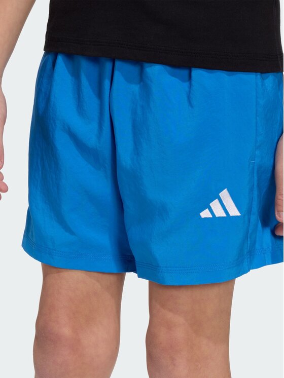 adidas adidas Szorty materiałowe 155857 Niebieski jasny Regular Fit