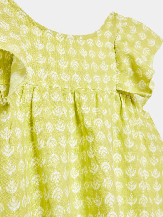 United Colors Of Benetton United Colors Of Benetton Vsakodnevna obleka 44JRGV00R Rumena Regular Fit