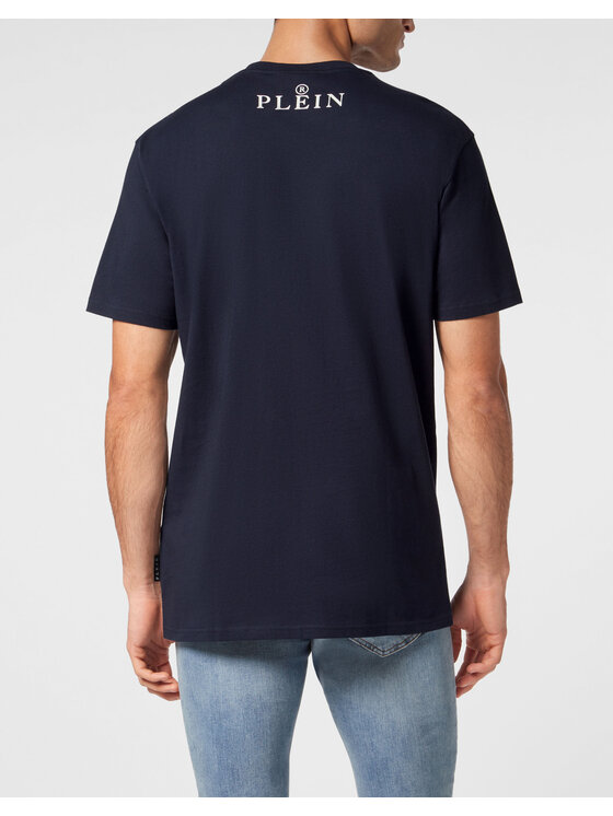 PHILIPP PLEIN PHILIPP PLEIN T-Shirt 22949 Tmavomodrá Regular Fit