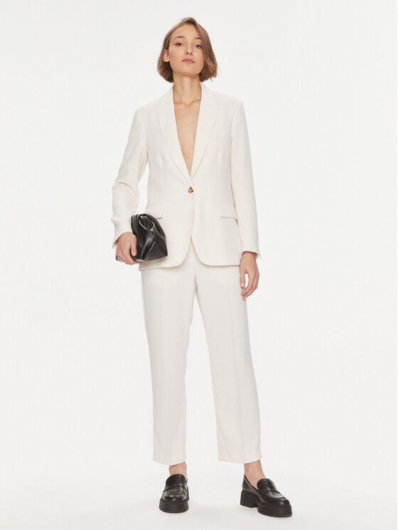 DAY BIRGER ÉT MIKKELSEN DAY BIRGER ÉT MIKKELSEN Pantaloni di tessuto Classic 100056 Écru Regular Fit