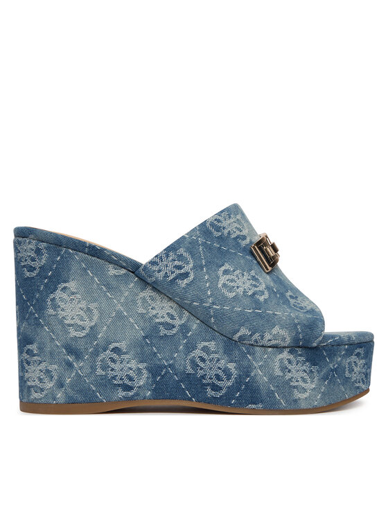 Guess Guess Şlapi FLJEV2 DEN04 Albastru