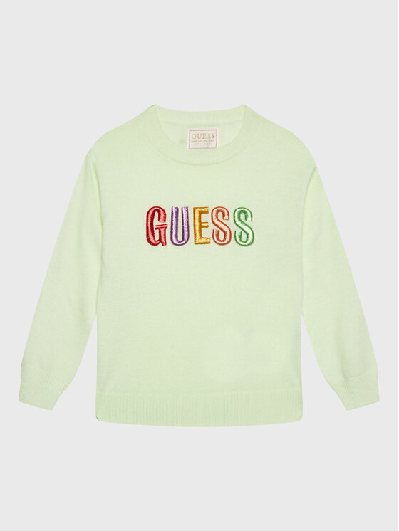 Guess Guess Maglione K3GR00 Z36I0 Verde Regular Fit