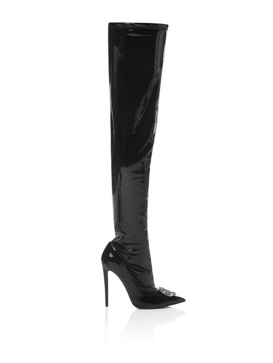 PHILIPP PLEIN PHILIPP PLEIN Kozaki 9663 Czarny