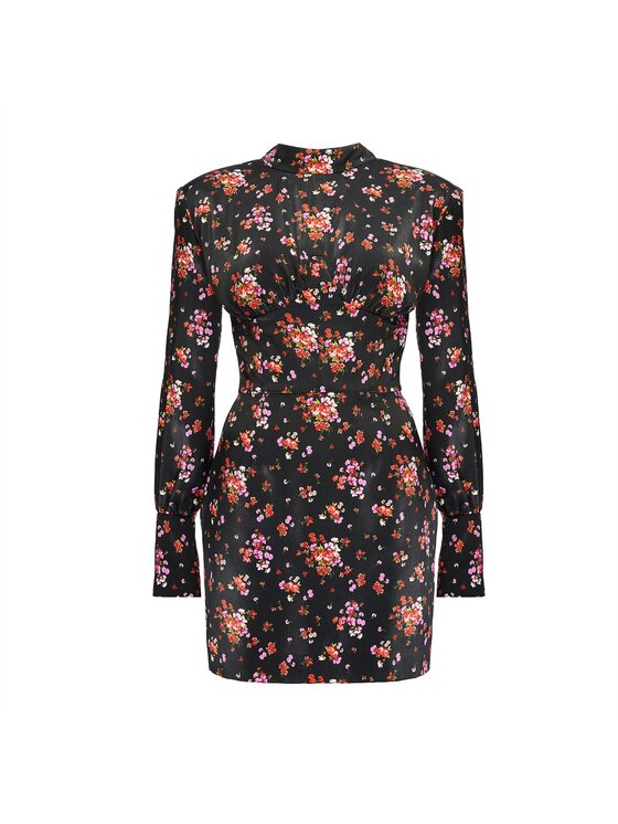La Mania La Mania Sukienka codzienna OPHELIE Czarny Classic Fit