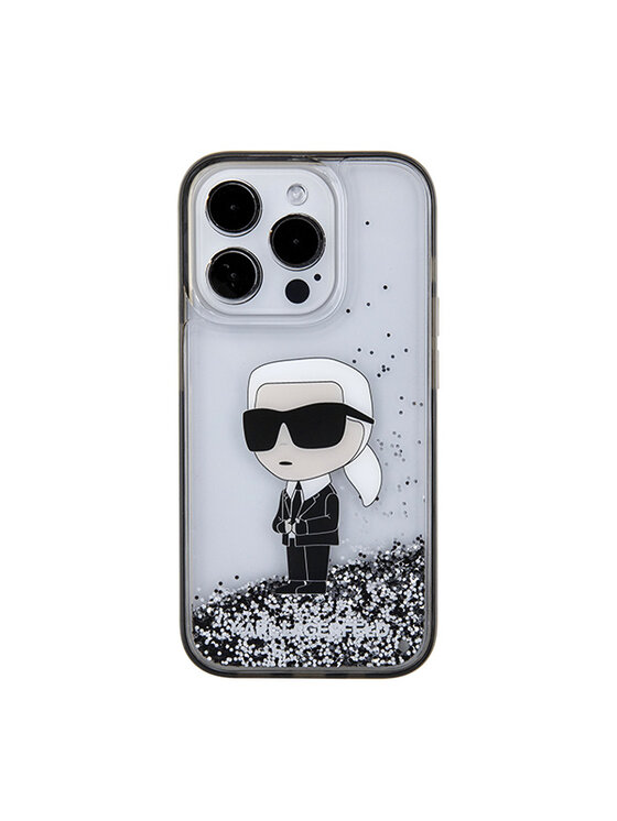 KARL LAGERFELD KARL LAGERFELD Etui na telefon iPhone 15 Pro Przezroczysty