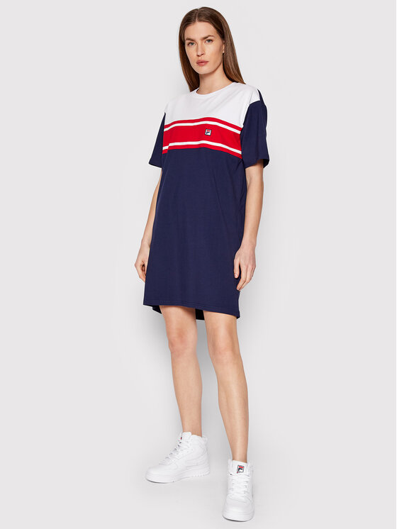 Fila Vestito da giorno Brezno FAW0127 Blu scuro Regular Fit Modivo