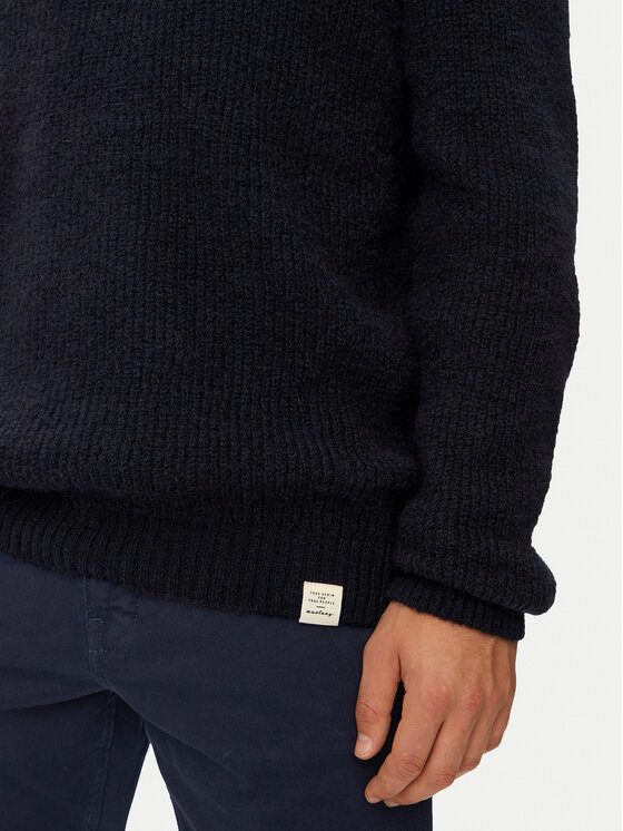 Mustang Mustang Sweter Emil C 1015801 Granatowy Regular Fit