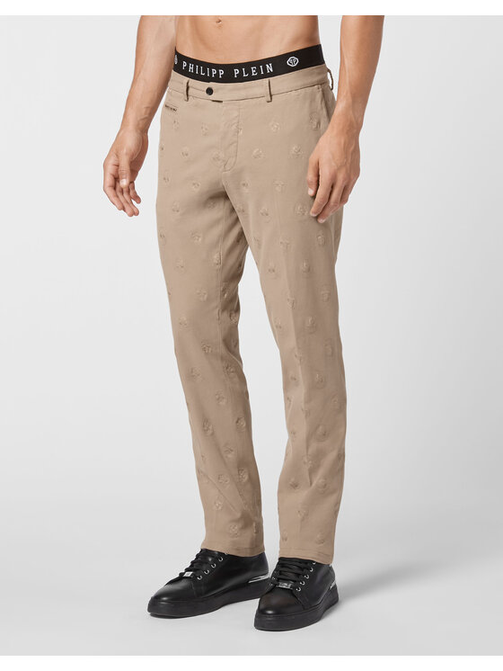 PHILIPP PLEIN PHILIPP PLEIN Pantaloni di tessuto 2515 Beige Regular Fit