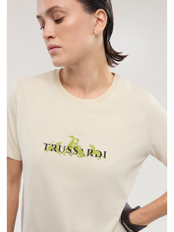 Trussardi Trussardi T-shirt G1336000245N002 Beige Regular Fit