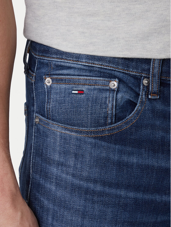Tommy Jeans Tommy Jeans Jeansy Austin DM0DM23265 Granatowy Slim Fit