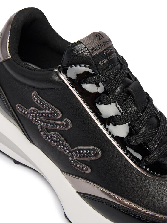 KARL LAGERFELD KARL LAGERFELD Laisvalaikio batai Zone KL62911P Juoda