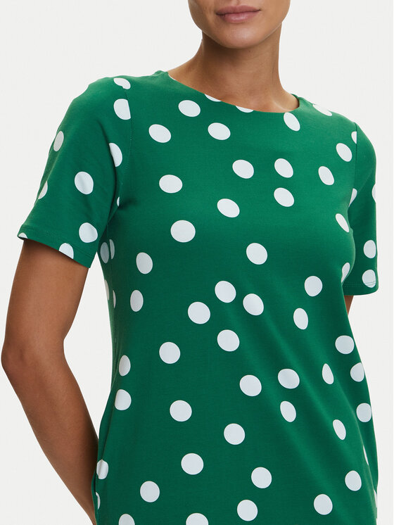 Tatuum Tatuum Rochie de zi Koa T2505.207 Verde Regular Fit