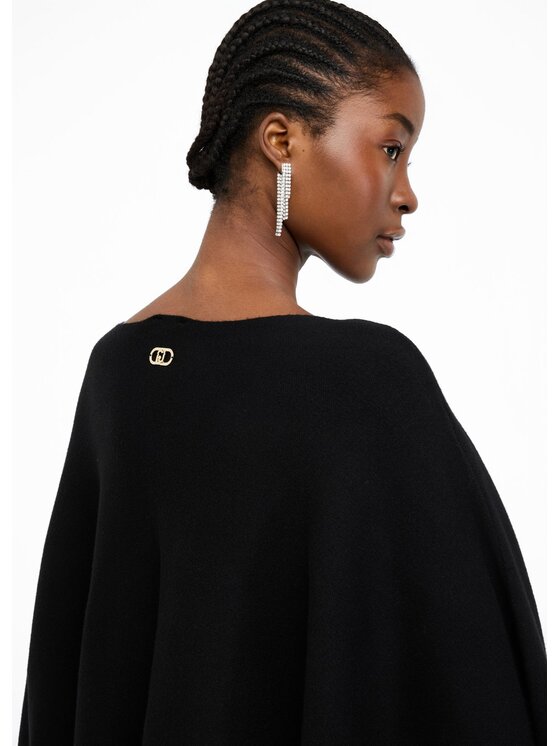 Liu Jo Liu Jo Poncho 2F5053M030022222 Nero Regular Fit