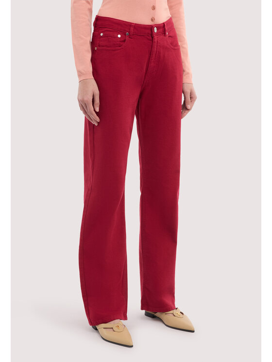 Trussardi Trussardi Pantaloni di tessuto P7059000362N036 Rosso Regular Fit