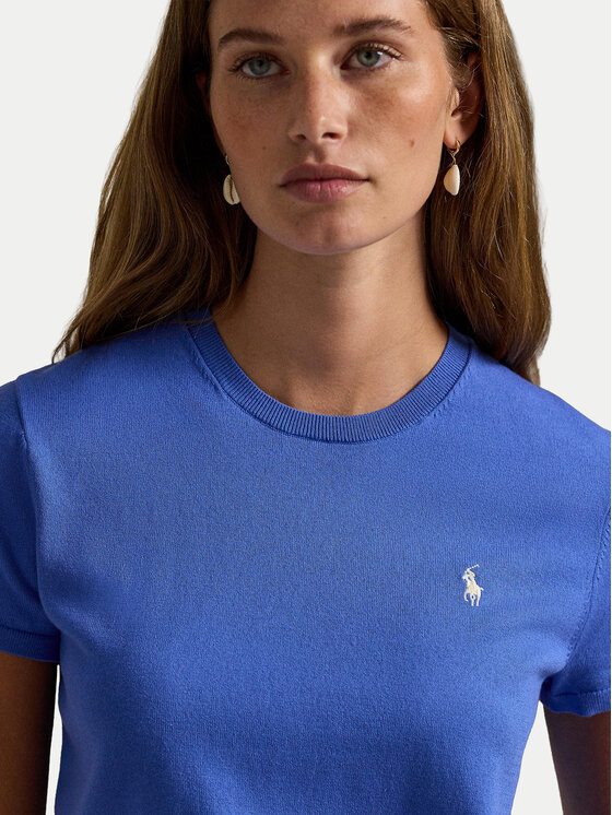 Polo Ralph Lauren Polo Ralph Lauren T-Shirt 211971872500 Niebieski Slim Fit