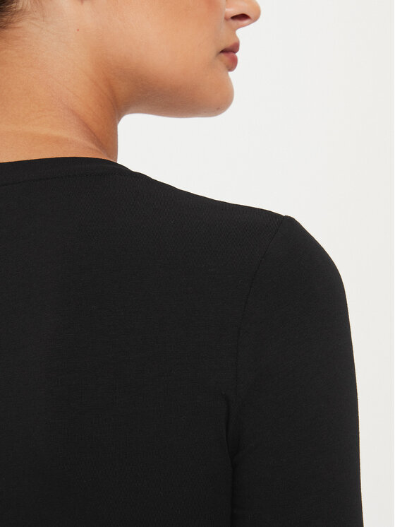 EA7 Emporio Armani EA7 Emporio Armani Bluse 6DTT06 TJQCZ 0210 Schwarz Slim Fit
