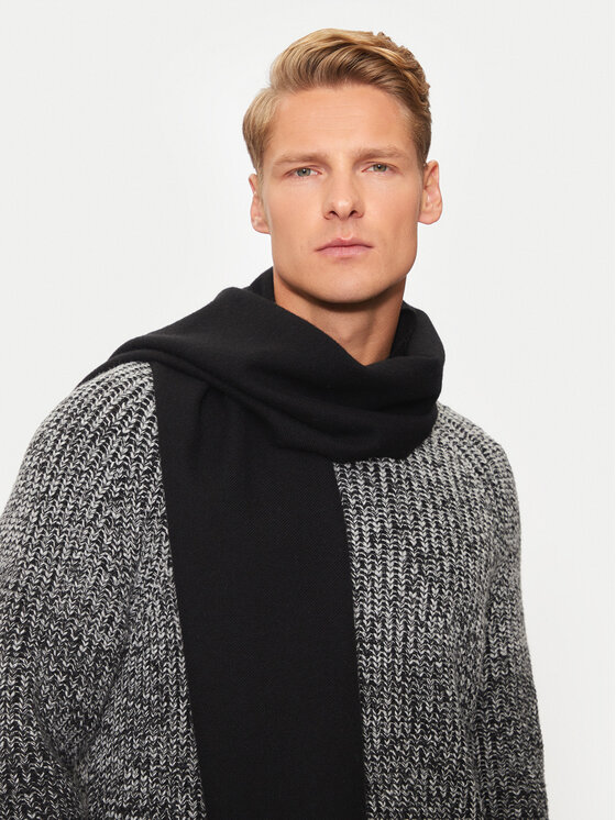 BOSS BOSS Szalik Naster 50517218 Czarny